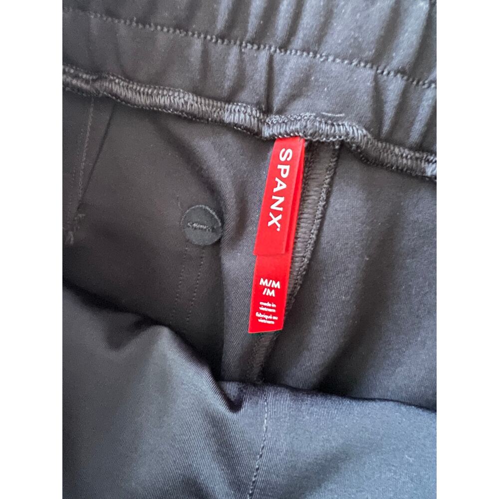 Spanx The Perfect Pant Jogger Classic Black Women's Size Medium Stretch Pockets - Picture 3 of 7